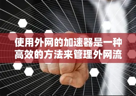 使用外网的加速器是一种高效的方法来管理外网流量并将其融入到本地服务器中。以下是一个结构化的总结,帮助您更好地理解并使用这些工具