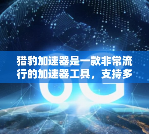 猎豹加速器是一款非常流行的加速器工具,支持多种格式和网络协议。如果你想下载并使用猎豹加速器,以下是详细的步骤