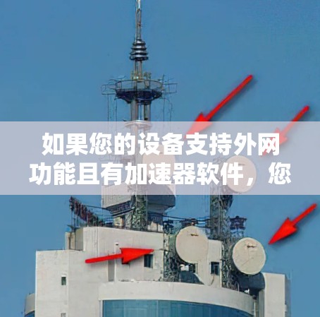 如果您的设备支持外网功能且有加速器软件,您可以通过以下步骤使用外网加速器 如果您的设备支持外网功能且有加速器软件,您可以通过以下步骤使用外网加速器