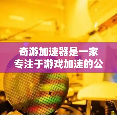 奇游加速器是一家专注于游戏加速的公司,提供多种加速选项,包括本地化加速(Pro和Basic)和异步加速。以下是对奇游加速器的详细介绍