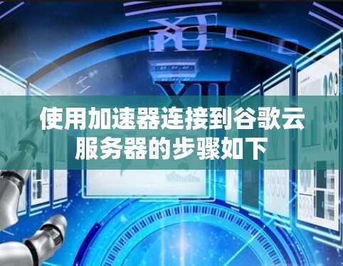 使用加速器连接到谷歌云服务器的步骤如下
