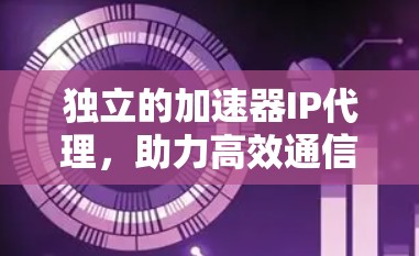 独立的加速器IP代理，助力高效通信的智能解决方案