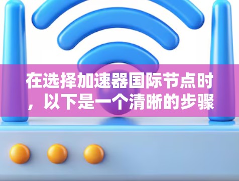 在选择加速器国际节点时，以下是一个清晰的步骤指南，帮助用户高效地进行选择和优化