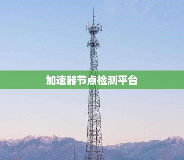 加速器节点检测平台